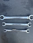 3PC Sears Craftsman Usa Nos Flare Nut Wrench Set Va 3/8 -11/16 44163 44171. Fixed Price $29.95.