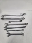 Lot Of 7 Assorted Snap On Wrenchs Tools Wrenches. Fixed Price $79.00.