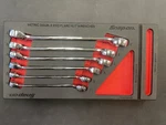 Snap On RXFMS606B Metric Double End Flare Nut Wrenches. Fixed Price $295.00.