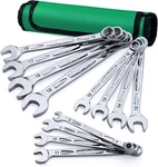 Sk Combination Wrench Set, Metric 8 To 19MM, 12-PIECE, Superkrome Finish, Premiu. Fixed Price $111.99.