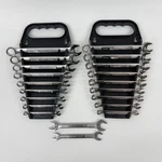 Craftsman Usa Va 9PC 12PT Sae 1/4-11/16 & Metric 8-16MM Combination Wrench Set. Fixed Price $125.00.