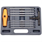BHI100VIM Tools Piece Extra Long Sae Ball Hex Ratcheting T-handle Set. Fixed Price $66.60.