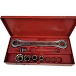 Vintage Mac Tools RBW-20 Ratcheting Wrench Set Double Box End 5/8 11/16 Adapters. Fixed Price $59.91.
