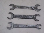 3 Vintage Antique Wrenches Lot Ford Script T-1917 Hm 14 10 & Usa 1/2. Fixed Price $17.60.