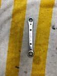 1983 Snap-on Tools Usa 5/8" & 3/4" Sae 12PT Flat Double Ratcheting Wrench R2024. Fixed Price $19.99.
