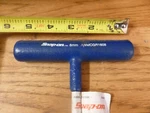 Snap-on AWMCGR1608 8MM Metric T-handle Hex/allen Wrench Blue Comfort Grip Usa. Fixed Price $20.00.
