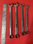 4PC, Craftsman 47852 47853 2X47854 Combination Wrench Set, 3/8" To 1/2". Fixed Price $24.99.
