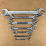 Craftsman Double Open End 7 Pcs Wrench Set 1/4 To 1-5/16" Usa V Series Forged. Fixed Price $79.99.