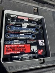 Sears Craftsman Usa Nos Rare Metric Crown Lock Ratchet Box Wrench Set 5PC 42390. Fixed Price $139.00.