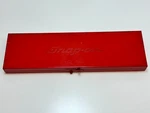 Snap-on Usa KRA-282B Metal Red Socket Storage Toolbox Case, 19.25" 5.5" 1.5". Fixed Price $142.49.