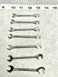 Craftsman Vintage Wrench 3/8" Double Open End Angled Midget Ignition Set. Fixed Price $39.45.
