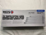 Matco 5PC 72 Tooth Extra Long Double Flex Head Ratcheting Wrench Set SRFBXLM52TA. Fixed Price $467.35.