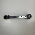 Mac Tools 1/2"-9/16" 6PT Sae Offset Reversible Ratcheting Box Wrench ROW1618. Fixed Price $19.99.