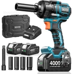 Impact Wrench 886 FT-LBS(1200N.M), 1/2 High Torque Inch, Blue. Fixed Price $195.81.