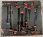 Snap-on Orange Pc Metric T-shaped/l-shaped Hex Wrench Set (2 10 Mm) AWSGM800BO. Fixed Price $129.99.