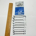 Vintage 8-PIECE Easco/kd 92-160 Sae Midget Open End Ignition Wrench Set (usa). Fixed Price $24.95.