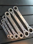 Cornwell Allied Made In Usa Set Of 6 Standard Sae Ratchet Box Wrench Mechanic. Fixed Price $50.00.