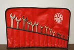 Vintage Mac Tools SCM14K 14-PIECE Metric Combination Wrench Set-made Usa. Fixed Price $225.00.