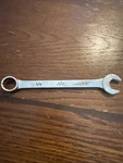 Mac Tools 1/2" 12PT Sae Chrome Combination Wrench Usa CW16. Fixed Price $12.60.