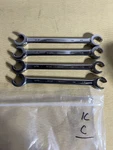 4 Lot - Bonney Usa Wrench 9/16 1/2 RF52 Aircraft Aviation Etc Flare Nut. Fixed Price $48.00.