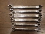 -nos- Snap-on RXFMS606B Metric Flank Drive Double Flare Nut Wrench Set 9-21MM. Fixed Price $249.99.