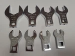 Mac Tools 3/8 Drive 7/16 - 1" Sae Long Open End Crowfoot Wrench Pcs Set !!. Fixed Price $145.76.