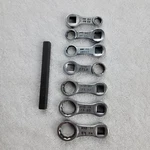 Mac Tools 7PC Sae Drive Box End Torque Adapter Wrench Set 3/8"-3/4". Fixed Price $149.99.
