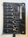 New Westward Stubby Ratcheting Combination Wrench Set, 8 Tool 5/16-3/4", 54DG30A. Fixed Price $60.00.