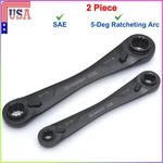 Crescent Piece 4-IN-1 Black Oxide Spline Ratcheting Sae Wrench Set CX6DBS2. Fixed Price $41.48.