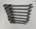 Craftsman Usa 7PC Sae Locking Flex Ratcheting Wrench Set -gk-g 42483 42482 42481. Fixed Price $185.95.