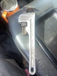 Snap-on Tools PWA10A Adjustable 10" Aluminum Pipe Wrench Kenosha Wi Usa. Fixed Price $48.99.