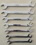 Snap On VSM5212-5217, Pc Metric 30 /60 Four-way Angle Open-end Wrench Set. Fixed Price $179.00.