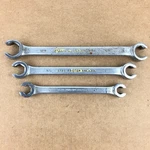 Vtg Proto Usa Flare Nut Line Wrench Set Sae Satin 3/8IN 7/16 1/2 9/16 5/8 11/16". Fixed Price $34.99.