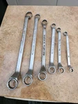 6 Vintage Tru Fit Lectrolite Tools Offset Double Box End Wrench 12PT Sae. Fixed Price $35.00.