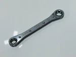 Omega Technologies ATBR4350 Hi-lok Sae 7/16 1/2 Ratcheting Flat Box Wrench. Fixed Price $15.99.