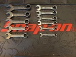Matco Combination Stubby Wrench Set Metric 10,12-21MM 11PC. Fixed Price $155.00.