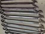 Mac Tools Usa 10 Piece Cl Series Long Combination Wrench Set Lot 12 Pt 19. Fixed Price $190.00.