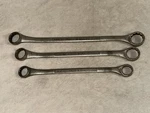 Vintage Craftsman 1-1/16" 1-1/4" & 1-1/8" 1-5/16" Offset Box End Wrench. Fixed Price $59.95.