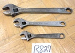 Blue-point Tools 3 Piece Adjustable Crescent Style Wrenches 6, 8 And 12 Inches. Fixed Price $85.00.