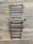 Vintage Duro Chrome Wrench Rare Lot Indestro Usa 3/4 5/8 1/2 ++ 1831 1829 1827. Fixed Price $89.00.