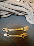 Vintage Crescent 6-8 Inch 2 Double End Adjustable Wrench Usa Jamestown Ny. Fixed Price $95.00.