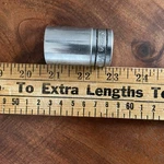 Snap-on Tools 3/8" Drive 1-1/16" Chrome Oil Pressure Sender Switch Socket A119A. Fixed Price $24.74.
