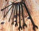 Vtg Proto Lot 8PC Set Wrenches Professional Sae Combination 3/8-7/8. Fixed Price $169.00.