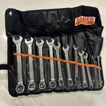 Bahco 111Z/11T Combination Wrench Set Sae Pc. Spanner W/ Pouch - Spain New. Fixed Price $175.00.