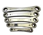 Craftsman Ratcheting Box End Wrenches 5PC Sae 43681 ,43682, 43683, 43684,43685. Fixed Price $25.97.
