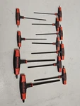 Vintage Craftsman T-through Handle Torx Hex Key Sets 9-46411. Fixed Price $120.00.