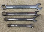 (4) Craftsman Usa Point Combination Wrench Lot 44912-44914-44917-44918. Fixed Price $14.00.