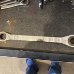 Snap On R2830C 7/8 15/16" 12 Point Sae Offset Ratcheting Box Wrench Euc F/s. Fixed Price $50.00.