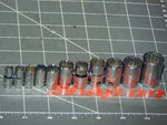 Snap On 11PC Sae 1/4 3/8 Drive Shallow Spline Socket Set 7/32" 5/8" 12PT 9PC +. Fixed Price $427.79.
