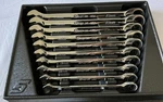 Snap Metric Flank Drive Non Reversible Ratcheting Wrench Set 10-19MM. Fixed Price $350.00.